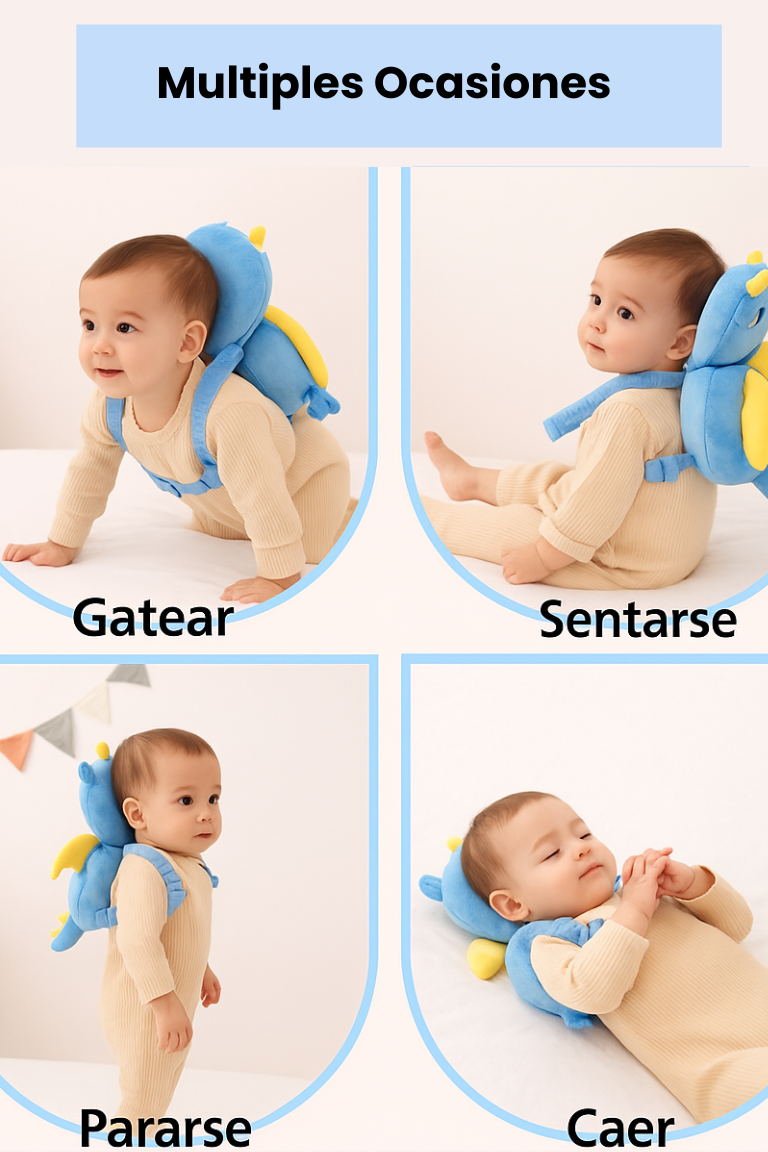 Cojin protector para la cabeza del bebé