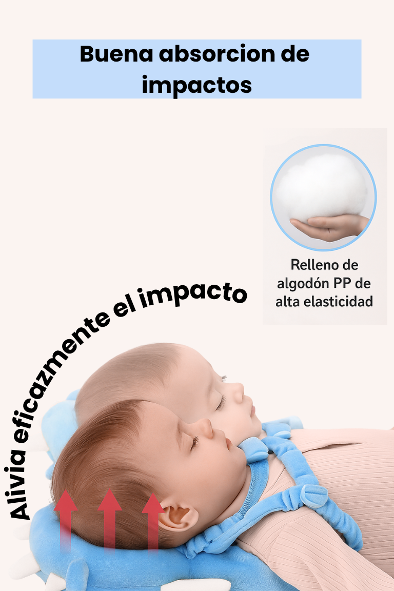 Cojin protector para la cabeza del bebé